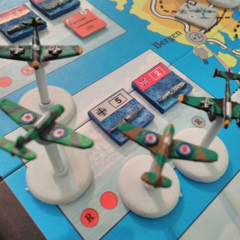 Pintura aviones resina, Noruega 1940