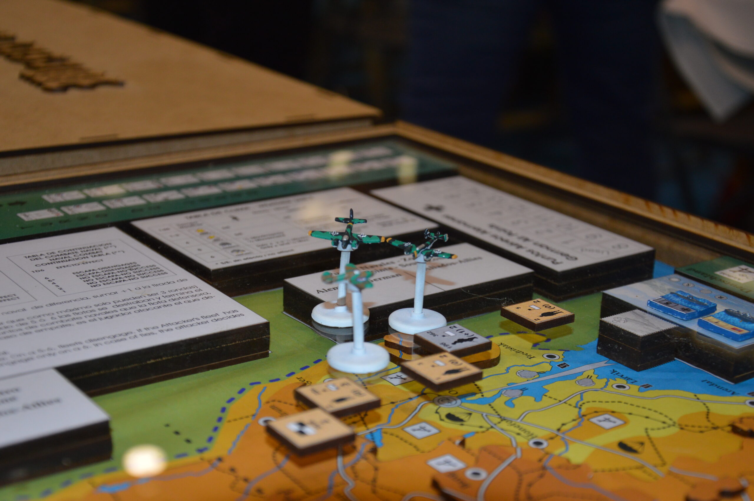 Mapa en madera Noruega 1940 - 3D - Imagen 7