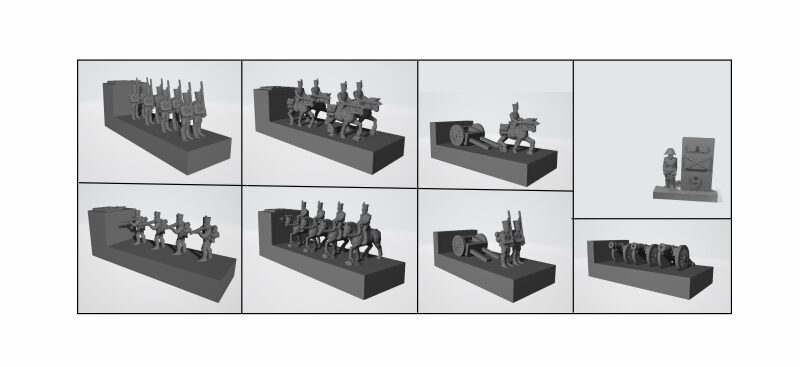 archivos STL de miniaturas para Bailén 1808